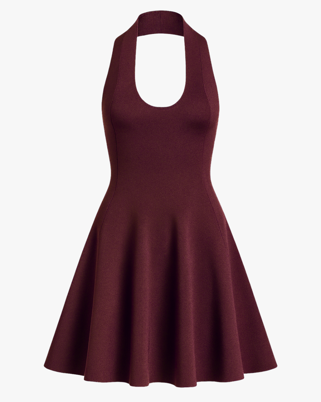 The scoop neck a-line mini dress