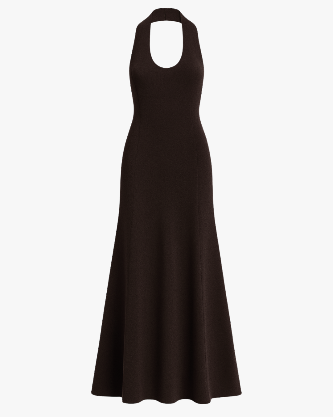 The scoop neck a-line midi dress